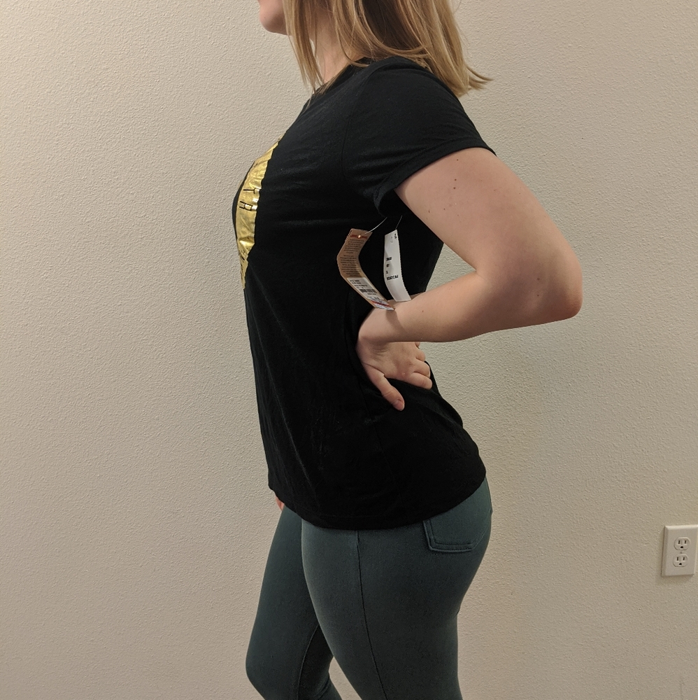 True Religion metallic Puff Print Tee - Picture 3 of 7